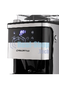 Кофеварка капельная Maunfeld MF-723S нержавеющая сталь, исп. кофе - зерновой/молотый, 1.5 л, 1050 Вт.