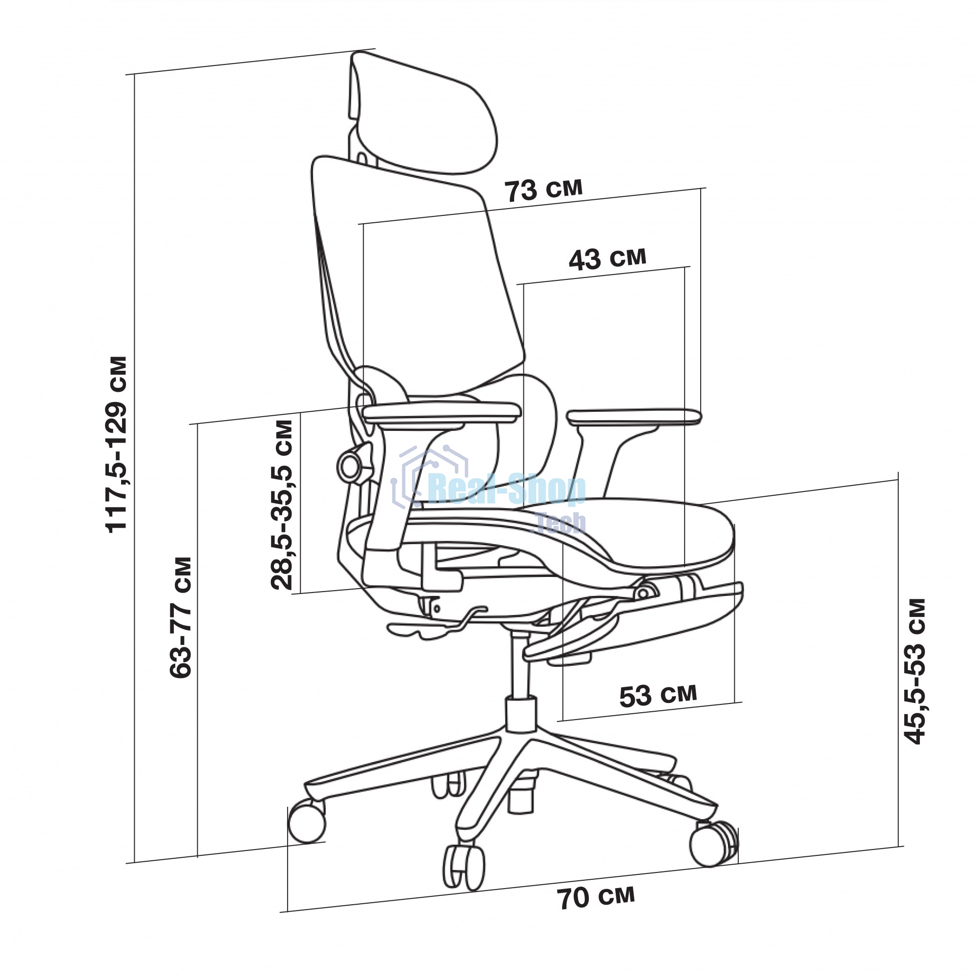 Кресло офисное Cactus CS-CHR-MC01-LGNBK салатовый, сиденье черный, сетка/ткань, с подголов. крестов. пластик, подст. для ног