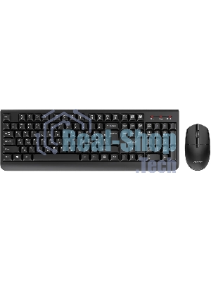 Комплект клавиатура + мышь Acer OCC401 клав:черный мышь:черный USB беспроводная (ZL.ACCCC.016)