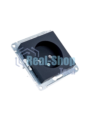 Механизм розетки 1-м СП AtlasDesign без заземл. 16А карбон SchE ATN001041