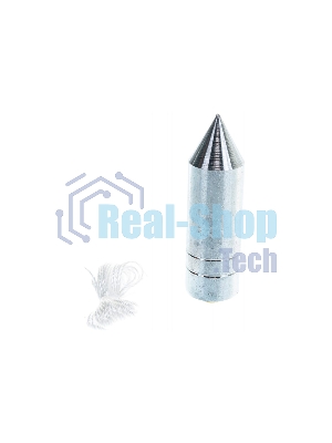 Отвес Matrix цилиндрический, 300 г, шнур 5 м