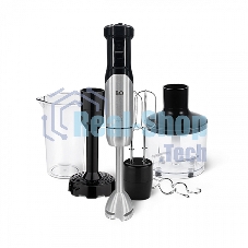 Блендер BQ HB421PS Steel-Black. Мощность 1400Вт, Режим Турбо 4 в1: Насадка для пюре + блендер+ миксер + измельчитель