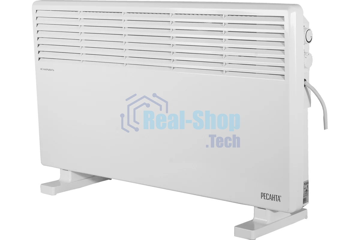 Конвектор Ресанта ОК-2500СН белый, 2500 Вт, 25 м2, термостат