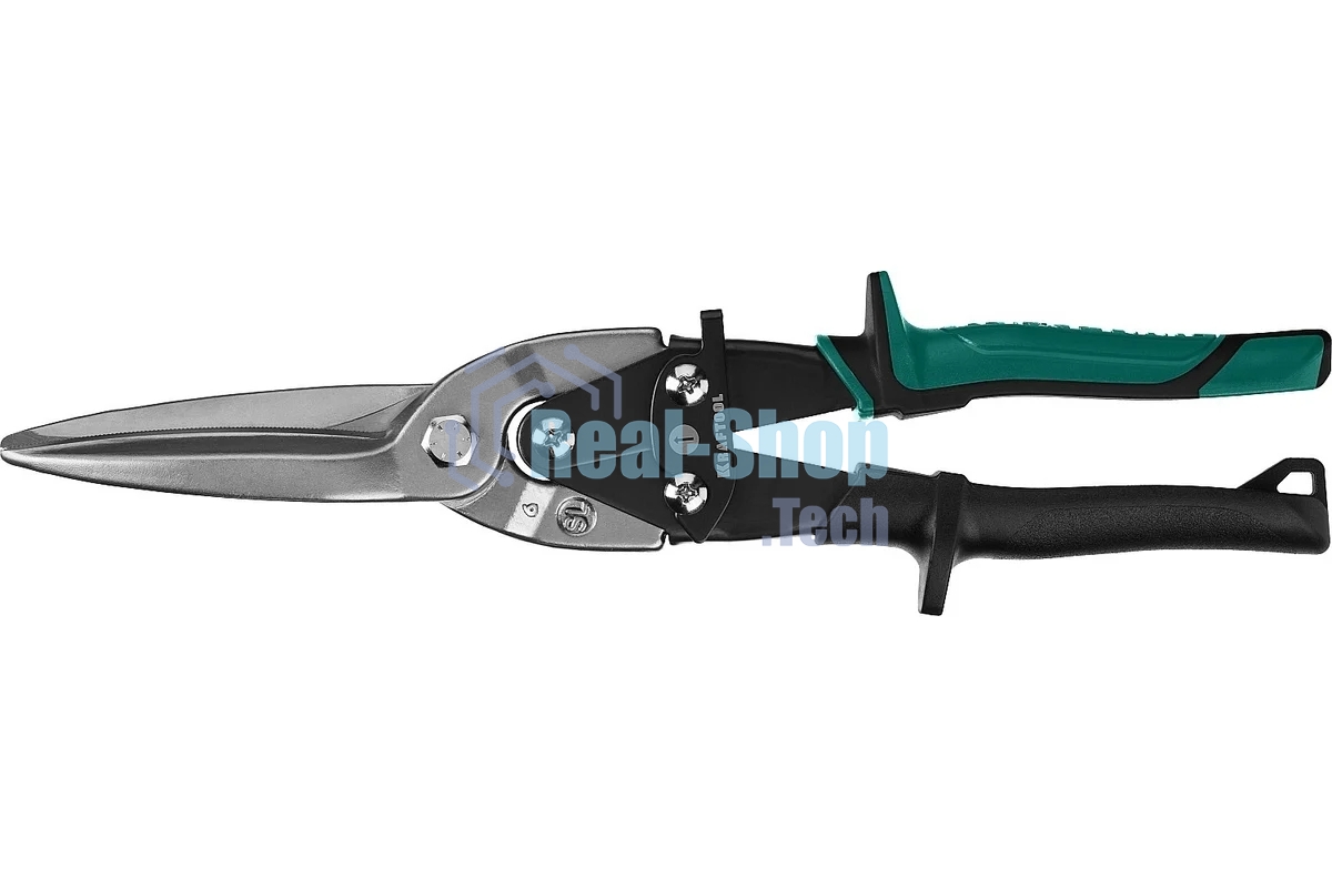 Ножницы по металлу KRAFTOOL 2328-SL Alligatorпрямые удлиненные, Cr-Mo, 290 мм