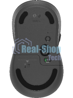 Мышь беспроводная Logitech Signature M650 L графитовый, 4000 dpi, радиоканал, Bluetooth, USB, кнопки - 5