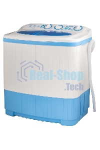 Стиральная машина Renova WS-70P/РЕТ белый/голубой, загрузка вертикальная 5.5 кг, 1350 об/мин, класс: D