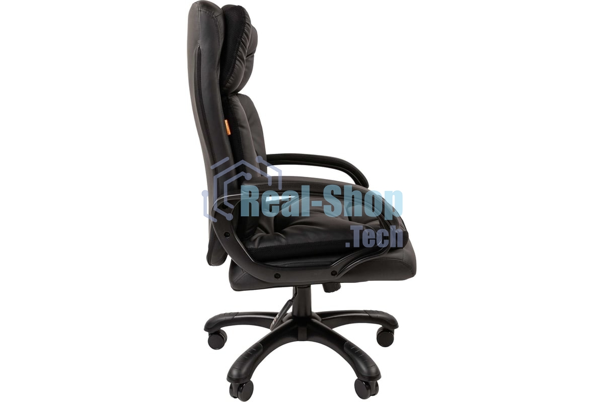 Кресло офисное Chairman 442 экопремиум черный (черный пластик)