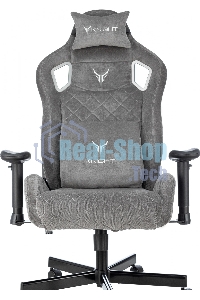 Кресло игровое Knight Outrider серый Light-19 крестов. металл