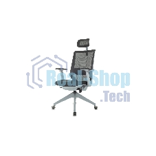 Кресло руководителя Бюрократ MC-G611NL-H черный Elastic-102 с подголов. крестов. 4-луч. пластик пластик серый