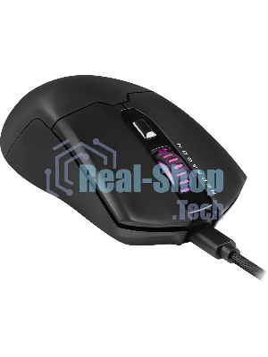 Мышь проводная игровая Redragon FYZU черная (USB, Pixart P3395, Huano, 6 кн., 26000 Dpi, RGb подсветка)