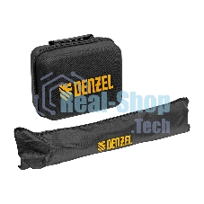 Лазерный уровень мультипризменный Denzel DLV-360-3T, 30 м, зеленый луч, Li-Ion 2,4 Aч, штатив