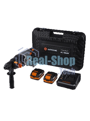 Бесщеточный перфоратор Anycons AC-H509 SDS+, 2,8 Дж, 21В, 2 акб, AC-H5092