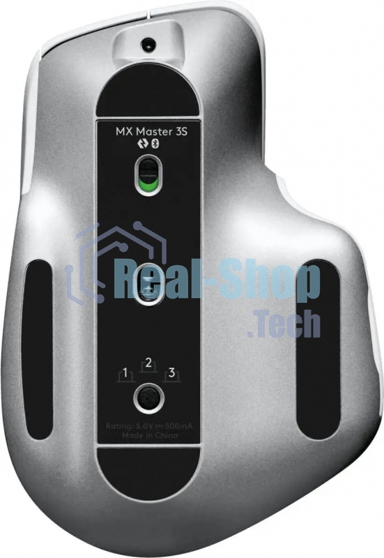 Мышь беспроводная Logitech MX Master 3s светло-серый, 8000 dpi, радиоканал, Bluetooth, USB, кнопки - 7