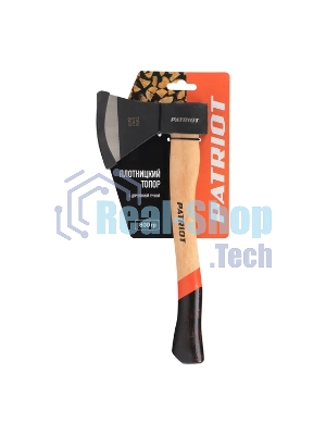 Топор плотницкий Patriot AWP-800 с деревянной ручкой, 800 г.