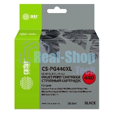 Картридж струйный Cactus CS-PG440XL черный (600 стр., 20 мл) для Canon Pixma MG2140/3140/2240/2245/3240/3540/3640/4140/4240/4250/MX374/375/394/434/454/474/514/524/534/TS5140