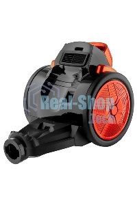 Пылесос BRAYER BR4201 черный/оранжевый, 400/2200 Вт, уборка сухая, пылесборник контейнер 3 л