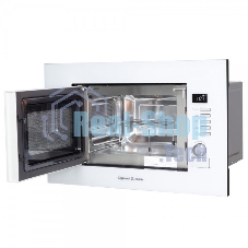 Встраиваемая микроволновая печь Zigmund & Shtain BMO 21 W белый, 20 л, 1200 Вт, переключатели - поворотный механизм/кнопки