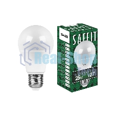 Лампа светодиодная SAFFIT SBA6525 (55088) 25Вт Е27 белый