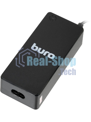 Блок питания Buro BUM-С-065 автоматический 65W 5V-20V 3A 1xUSB 2.4A от бытовой электросети LED индикатор