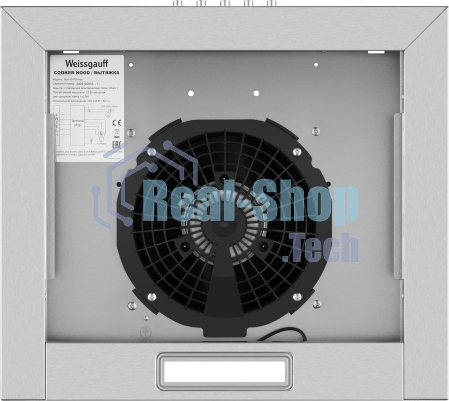 Вытяжка пристенная цилиндрическая Weissgauff Box 40 PB нержавеющая сталь, 40 см, 900 куб. м/ч, 58 дБ