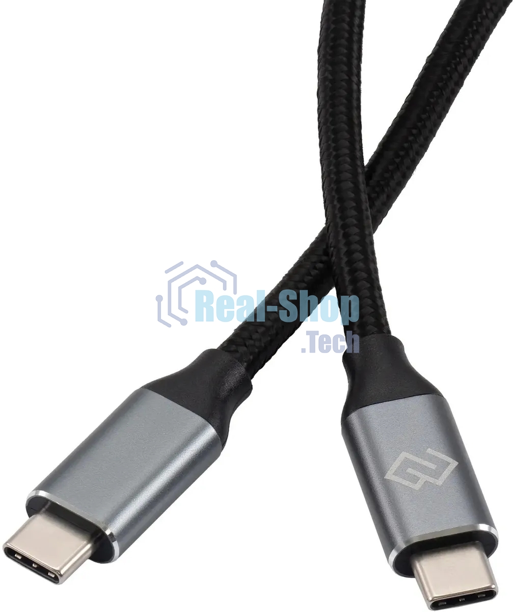Кабель Digma D-Type-C-USB3.2-3m D-TYPE-C-USB3.2-100W-4K-3M 3м черный