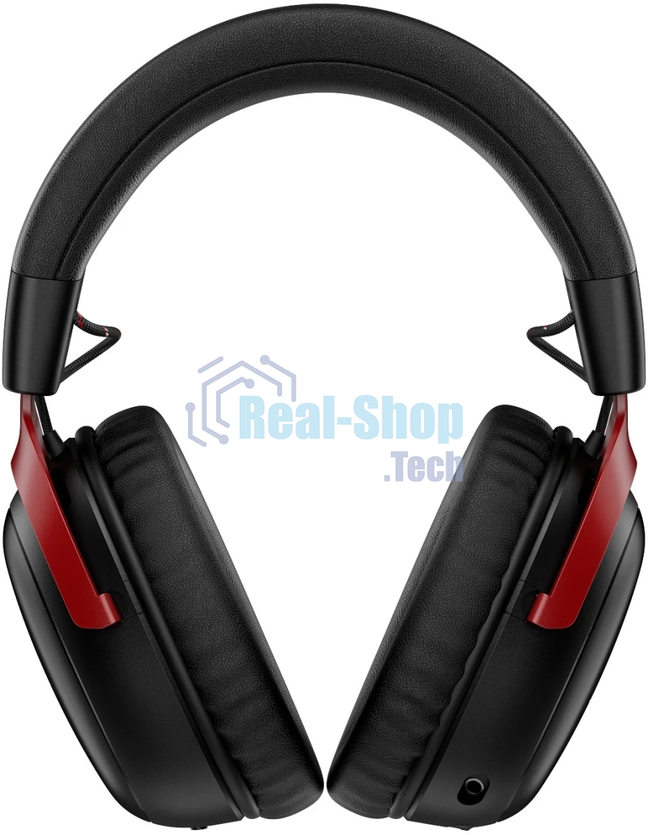Гарнитура HyperX Cloud III S Wireless чёрный/красный, беспроводная, радиоканал, до 120 ч, съёмный микрофон, совместимость с PS5