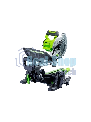 Торцовочная пила Greenworks GD24MS216 24V, бесщеточная, с протяжкой, без АКБ и ЗУ [1501707]