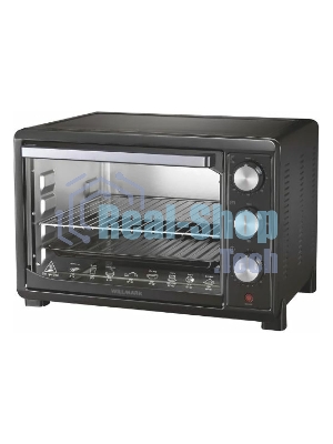 Мини-печь Willmark WO-503B (45 литров, таймер, термостат,230С, 1800Вт, черный)