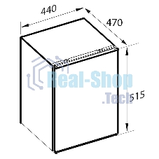 Холодильник Zigmund & Shtain FR 11 W белый однокамерный 47 л