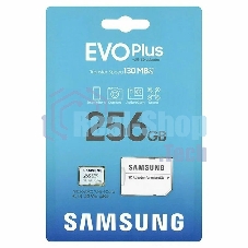 Флеш карта Samsung EVO Plus microSDXC 256Gb MB-MC256KA/EU
