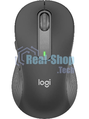 Мышь беспроводная Logitech Signature M650 L графитовый, 4000 dpi, радиоканал, Bluetooth, USB, кнопки - 5