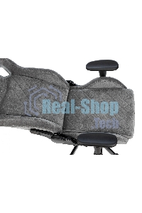 Кресло игровое Knight Outrider серый Light-19 крестов. металл