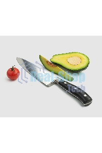 Нож поварской TalleR TR-22101 длина лезвия 20 см. нержавеющая сталь 420S45, ударопрочный пластик