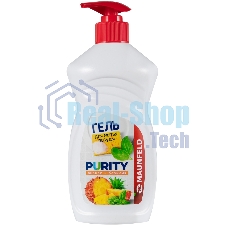 Гель для мытья посуды Maunfeld Purity Ананас и базилик 450 г MDL450PD (дозатор)