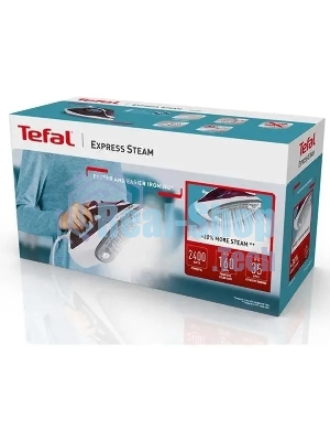Утюг Tefal FV2835E0 фиолетовый/белый, 2400 Вт, 35 г/мин, 160 г/мин, 270 мл