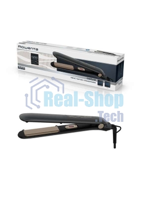 Выпрямитель для волос Rowenta SF1627F0 черный, 25 мм, 200 °C, 1 режим