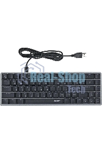 Клавиатура проводная Acer OKW302 (ZL.KBDCC.01C), USB, серебристый