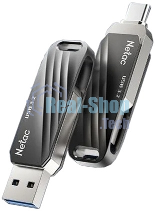 Флешка USB Netac US11 32Gb USB 3.0+TypeC Dual Flash