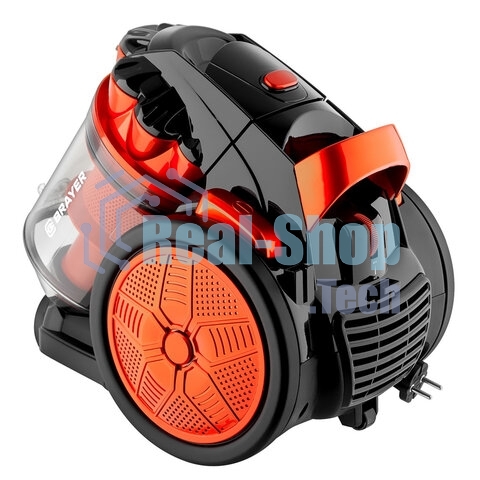 Пылесос BRAYER BR4201 черный/оранжевый, 400/2200 Вт, уборка сухая, пылесборник контейнер 3 л
