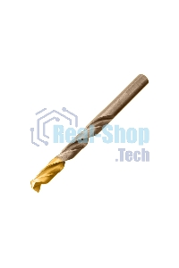 Набор сверл по металлу Denzel 1-10 мм, Р6М5К8-TiN, Golden Tip, 10 шт 723005