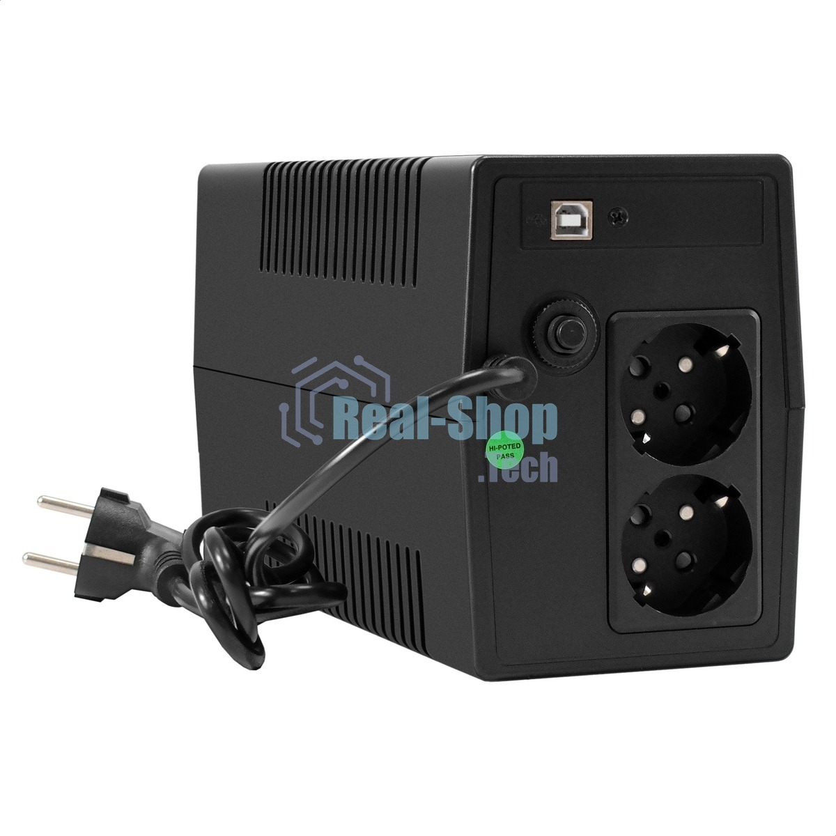 Источник бесперебойного питания ExeGate Smart LB-650.LCD.AVR.2SH.USB / 650 ВА / 390 Вт / 2 x CEE 7 (евророзетка)