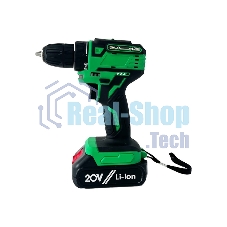 Дрель-шуруповерт аккумуляторная Zitrek Greenpower 20 Pro 063-4061, Аккумуляторная, 20В, 2 АКБ, Кейс