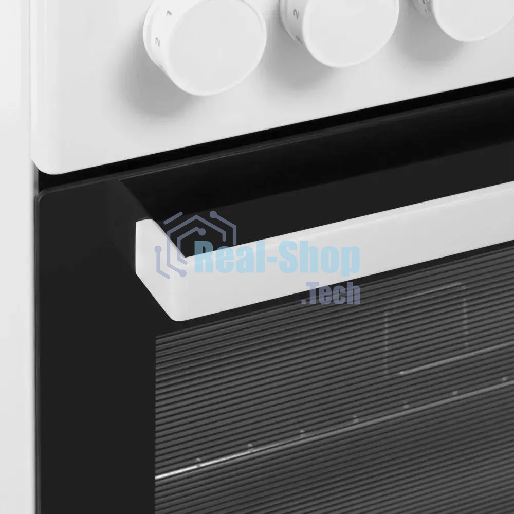 Плита электрическая Maunfeld MEC57CW08TD белый, конфорок 4 шт, духовка 59 л, 50 см x 85 см x 60 см