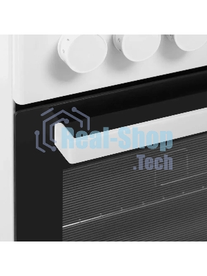 Плита электрическая Maunfeld MEC57CW08TD белый, конфорок 4 шт, духовка 59 л, 50 см x 85 см x 60 см