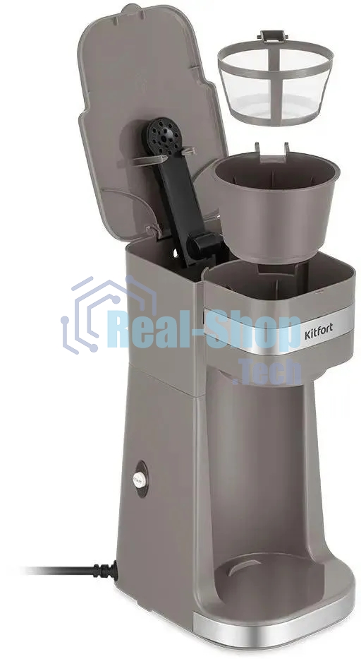 Кофеварка капельная Kitfort КТ-7316 750Вт коричневый/нержавеющая сталь