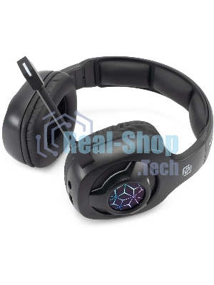 Гарнитура Oklick HS-L575G чёрный, беспроводная + проводная, Bluetooth