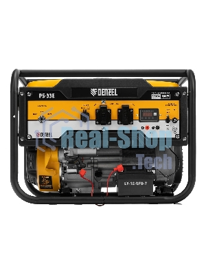 Электрогенератор бензиновый Denzel PS-33E, 3.3 кВт, 85 дБ, 48.5 кг