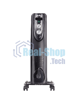 Обогреватель масляный Ballu Classic Black BOH/CL-07BRN (7 секций) (7 секций), черный, 1500 Вт, 20 м2, термостат
