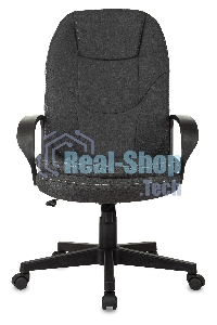 Кресло руководителя Бюрократ CH-868LT Bahama серый, крестовина пластик