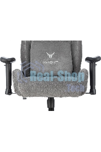 Кресло игровое Knight Outrider серый Light-19 крестов. металл